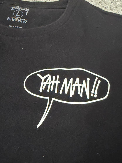 STUSSY Masterpiece T-Shirt Black Size L