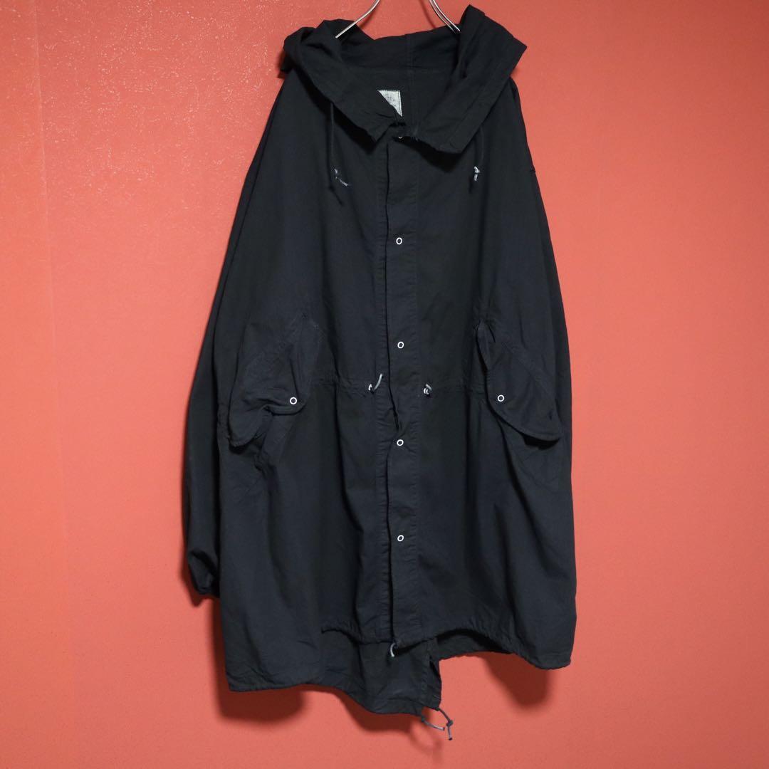 Vintage U.S. Army Black Snow Camo Parka Size LARGE