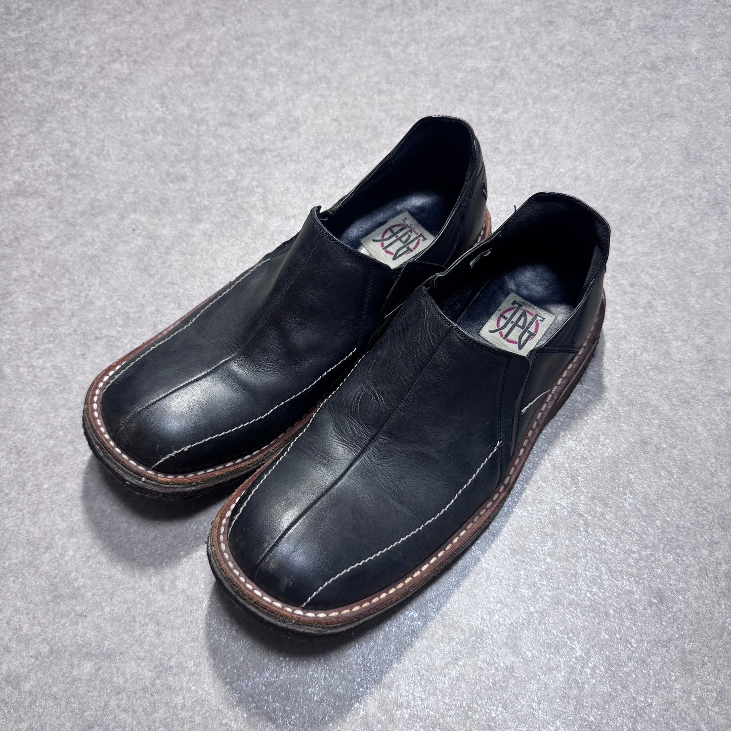 Jean Paul Gaultier 90s Black Sneakers Size 25