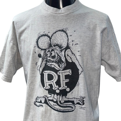RAT FINK T-Shirt Black Size L