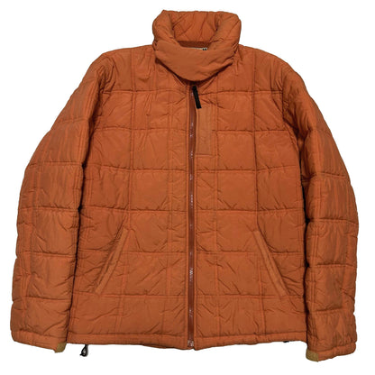 GOODENOUGH 2000s Orange Nylon Puffer Jacket Size M