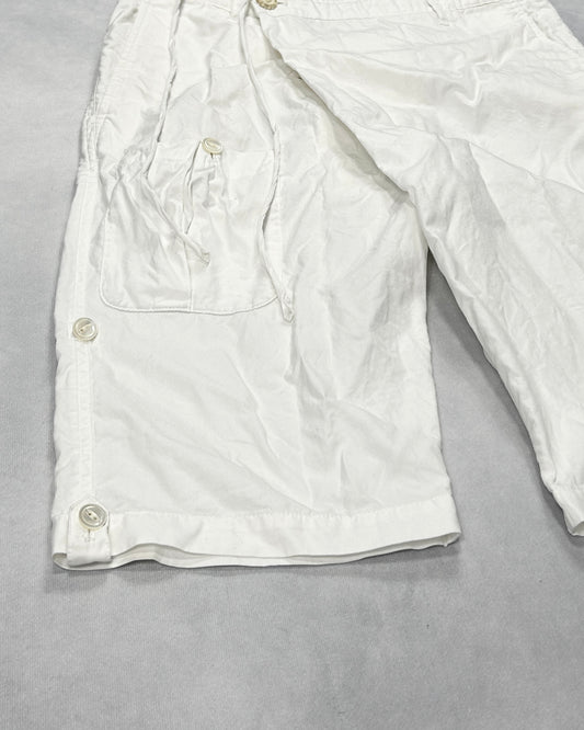 MIHARA YASUHIRO Asymmetrical Flap Shorts (2000s) Size S