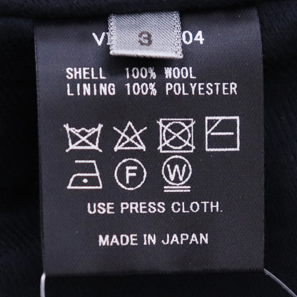 THE VIRIDI-ANNE 23AW Wool Jersey Trousers Black Size 3