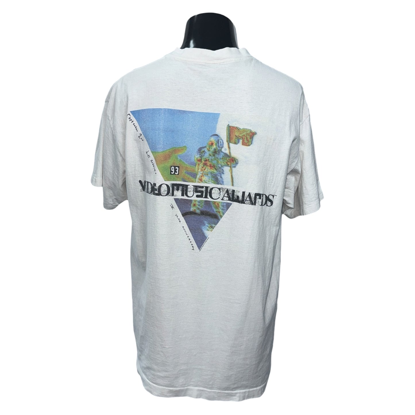 MTV 90s Vintage 1993 VMA Double-Sided T-Shirt Size XL