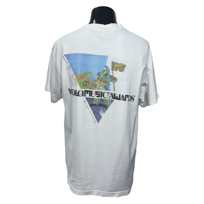 MTV 90s Vintage 1993 VMA Double-Sided T-Shirt Size XL