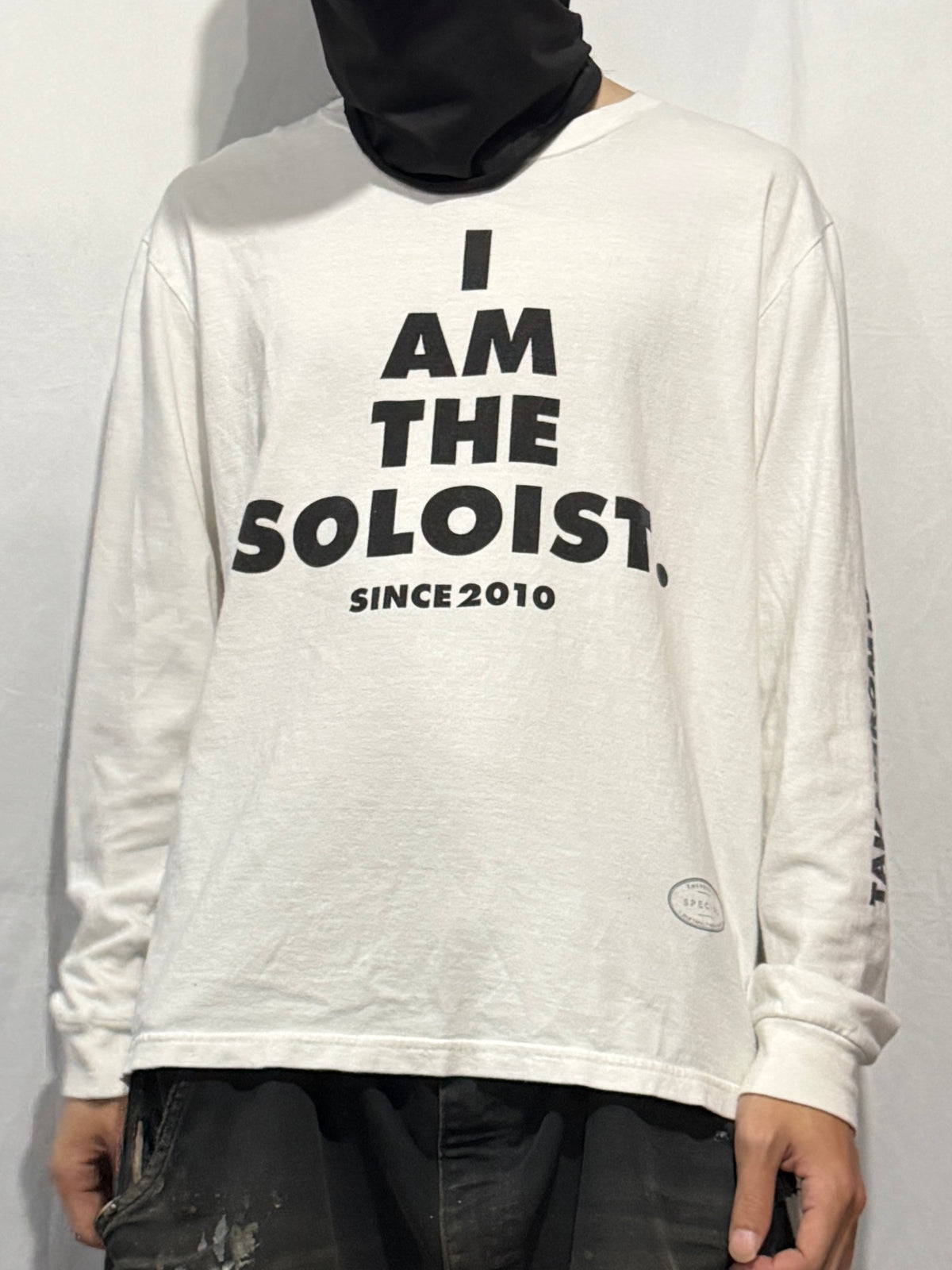 TAKAHIRO MIYASHITA The Soloist Message Design Shirt Cotton