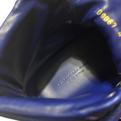 Balenciaga Panelled Leather High Blue Size 41