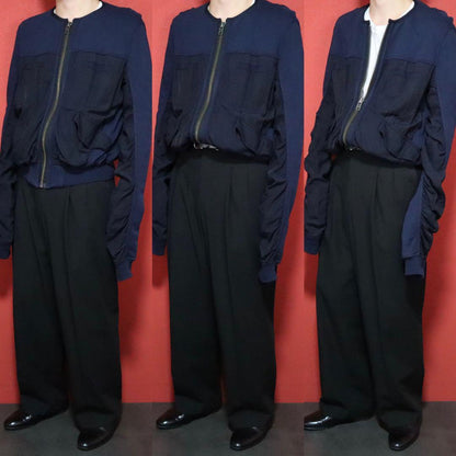 Haider Ackermann 17AW Collarless Jersey Zip Jacket Size XS