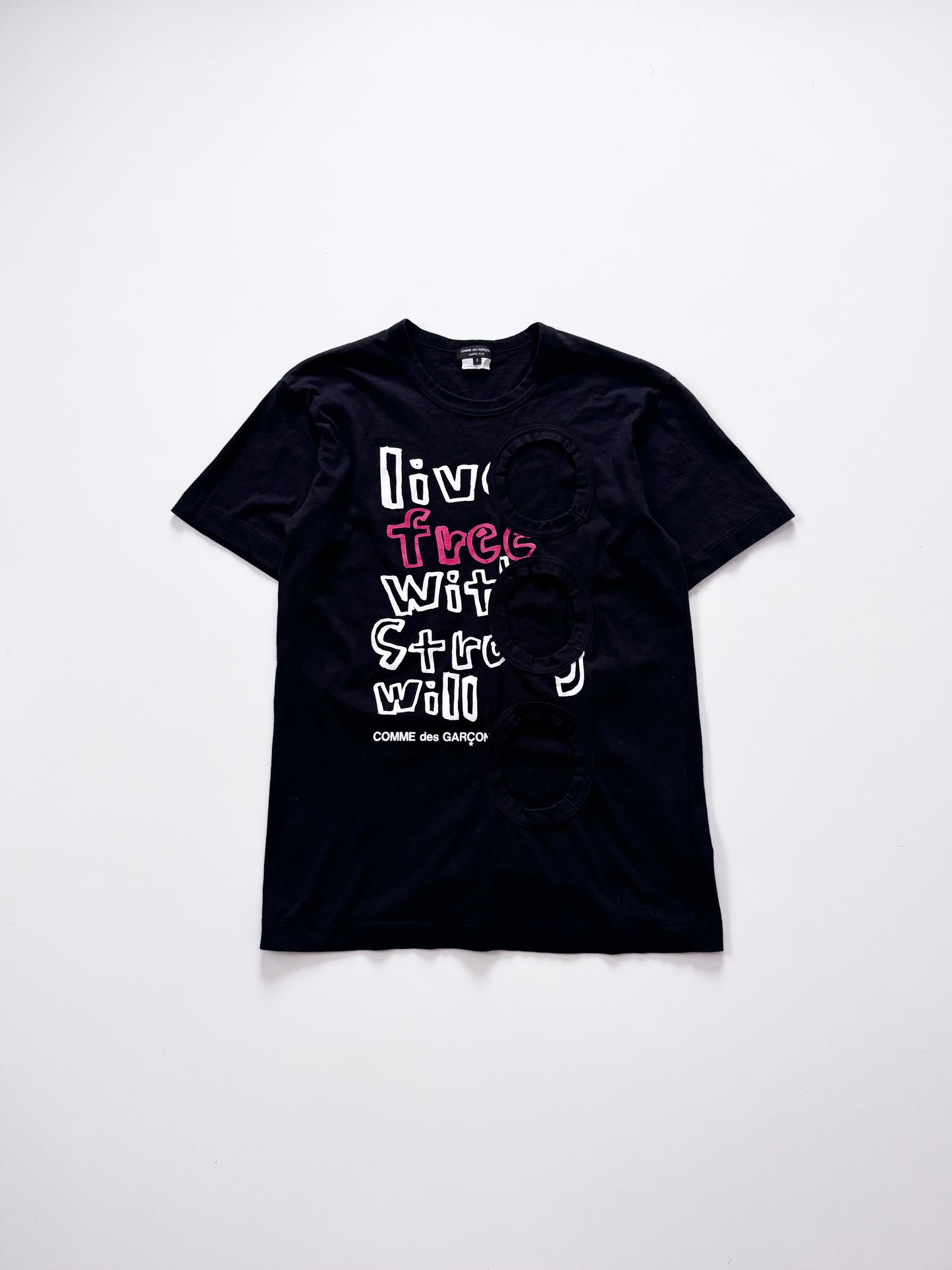 Comme des Garcons Homme Plus Black T-Shirt Size S
