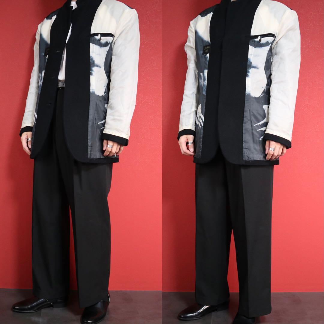 Jean Paul GAULTIER Eden Reversible Wool Coat Size 48