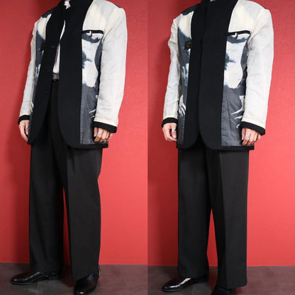 Jean Paul GAULTIER Eden Reversible Wool Coat Size 48