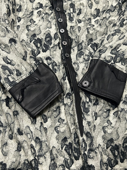 TT by Shohei Takamiya Acid Cape Switching Long Shirt Size M