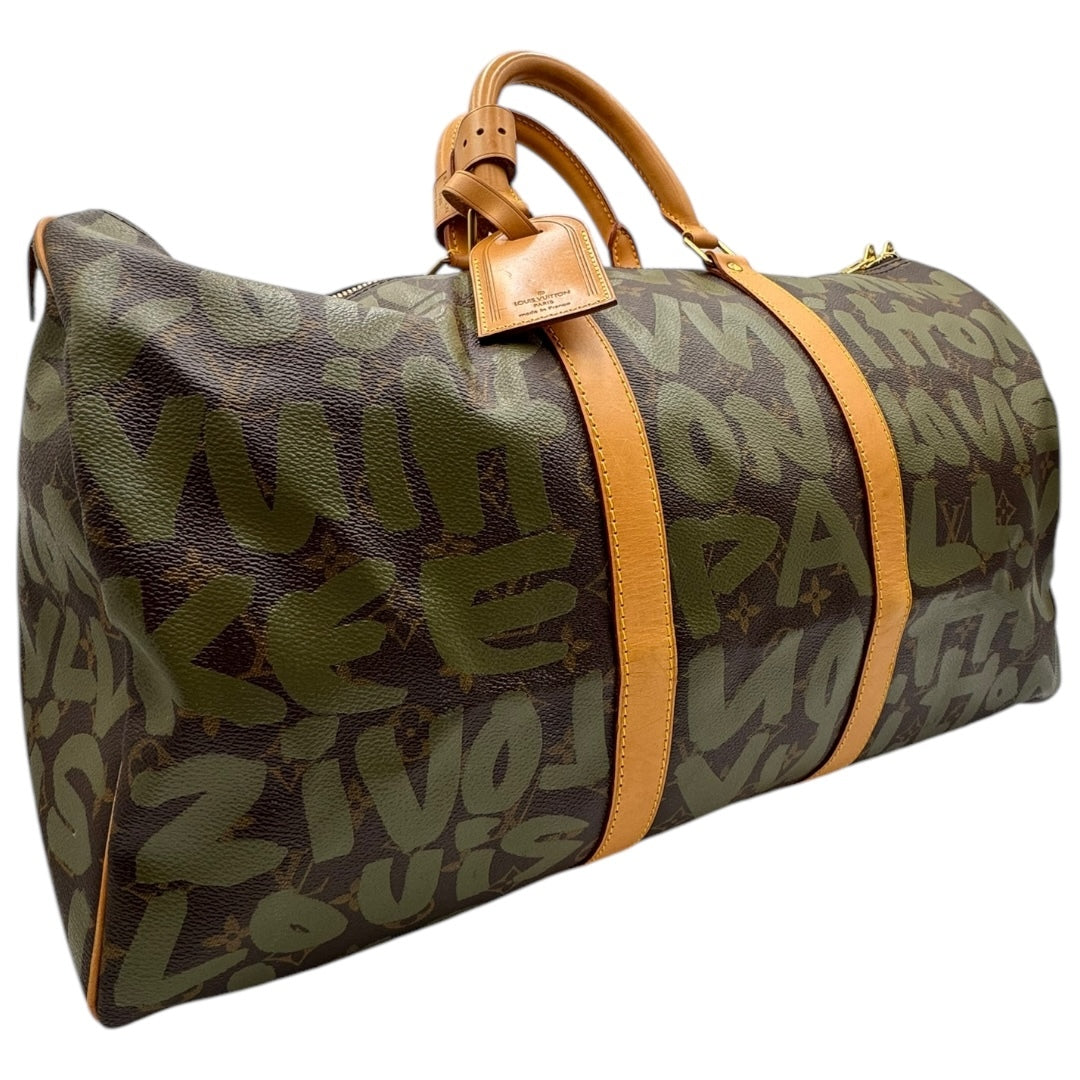 Louis Vuitton Monogram Leather Canvas Boston Bag