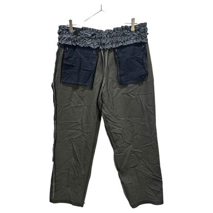 COMME des GARCONS HOMME PLUS 99SS Back-Ruffle Slacks Size L
