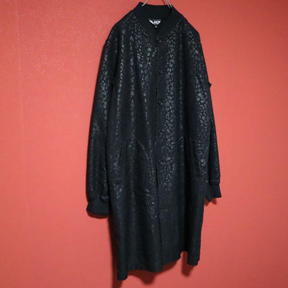 BLACK COMME des GARCONS 21AW Leopard Long Coat Size L