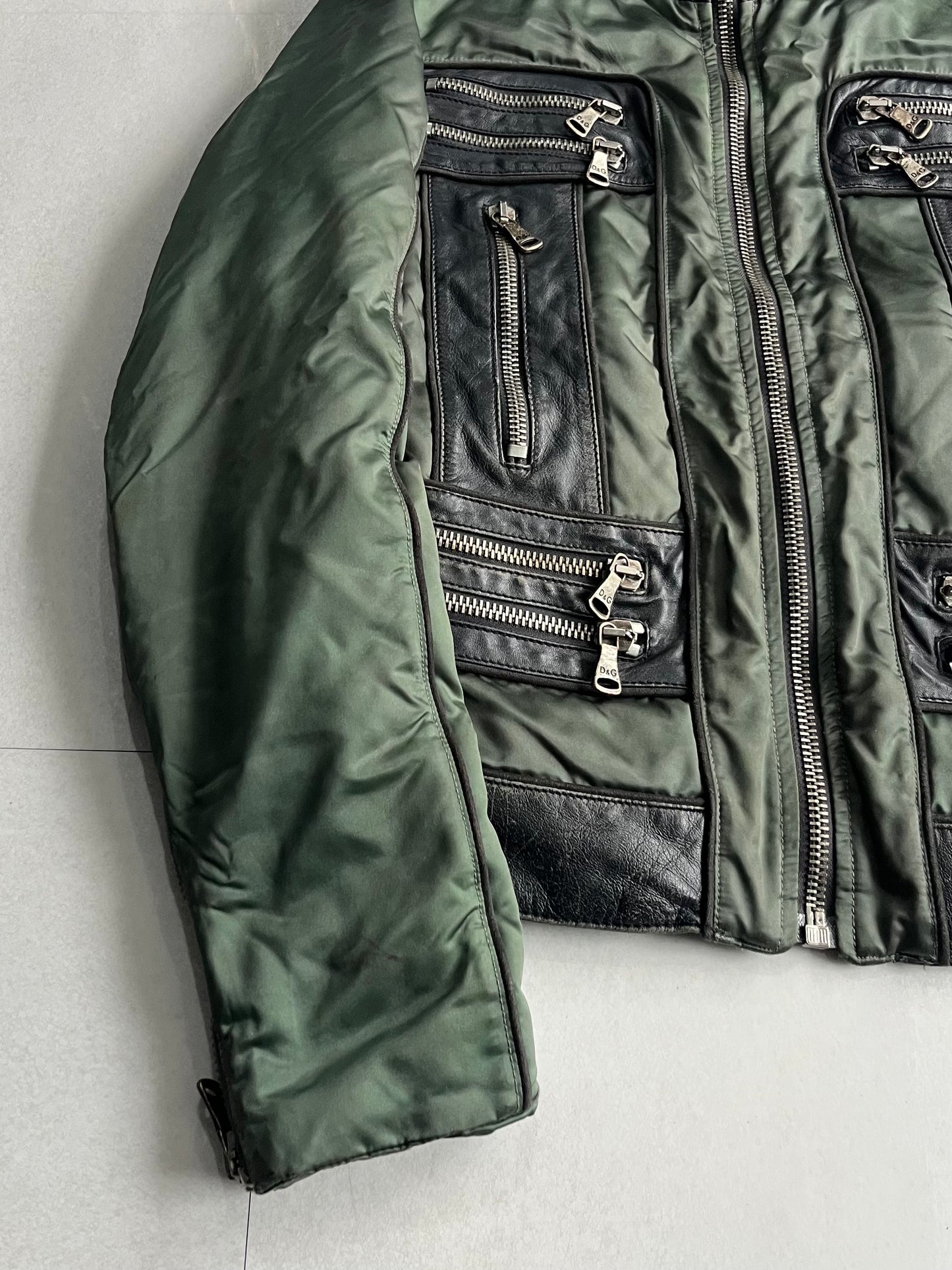 Dolce & Gabbana 07AW Gimmick Leather Jacket Size 46