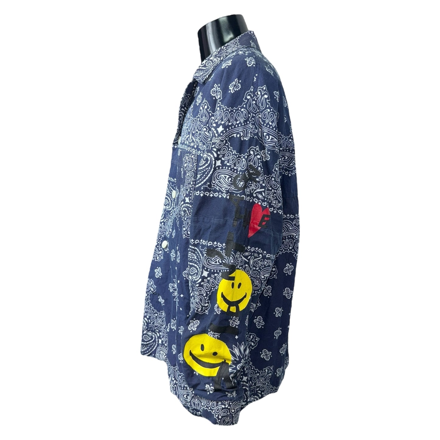 READYMADE BANDANA SLEEPING SHIRT NAVY Size 1