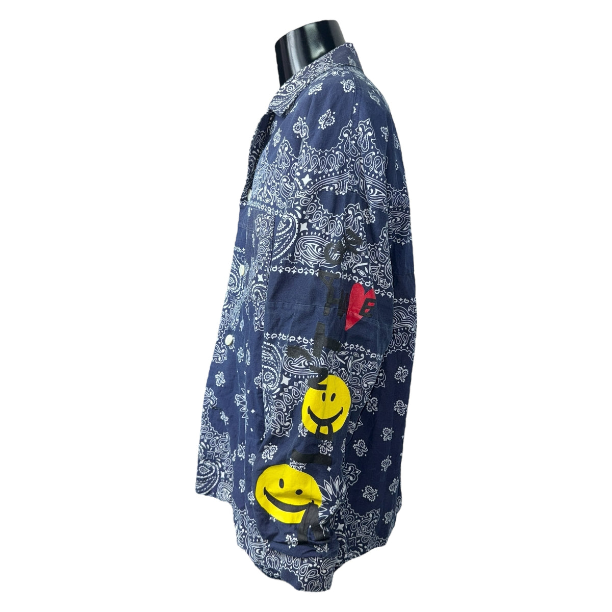 READYMADE BANDANA SLEEPING SHIRT NAVY Size 1