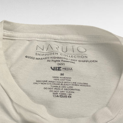 NARUTO T-Shirt White Size M