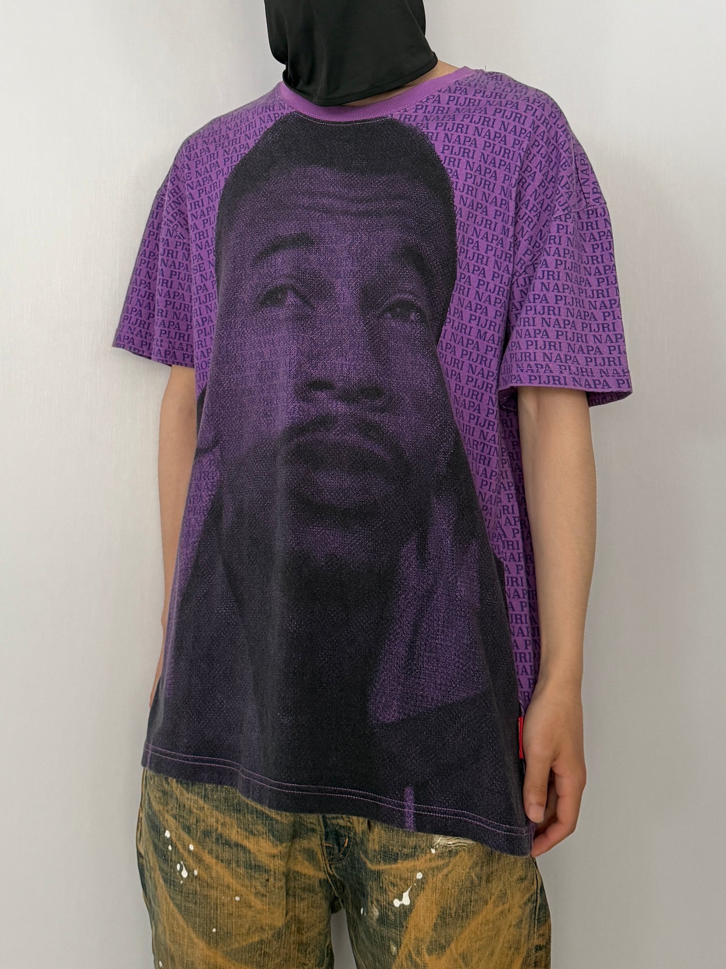 Martine Rose x Napapijri Purple Cotton T-Shirt Size M