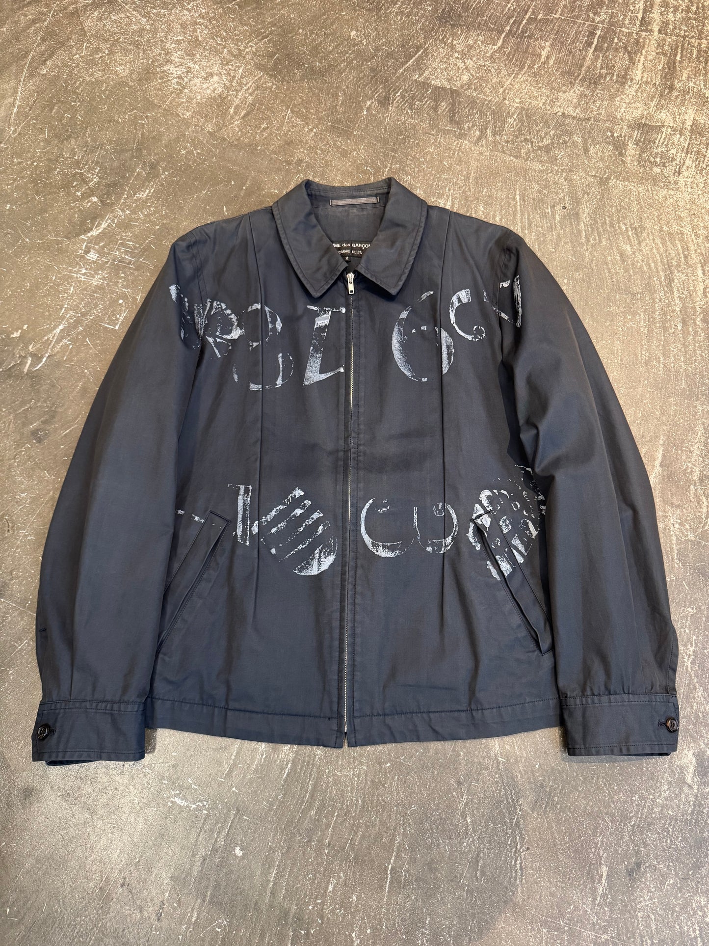 Comme des Garcons HOMME PLUS 95AW Black Sleeve Shirt Size M