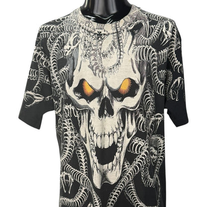 LIQUID BLUE 90s Vintage 1993 Medusa Graphic T-Shirt Size L
