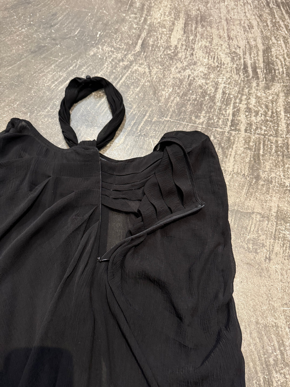 Room SERVICE Black Cupro Viscose Blend Size S