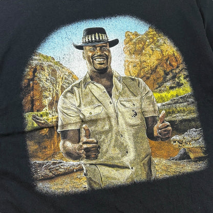 GOAT GREW Print T-Shirt Black Size L