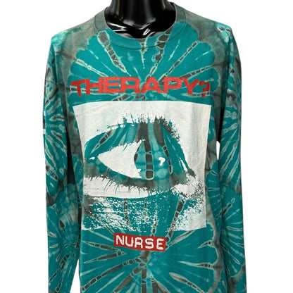 THERAPY 90s Nurse Tie-Dye Long Sleeve T-Shirt Size XL