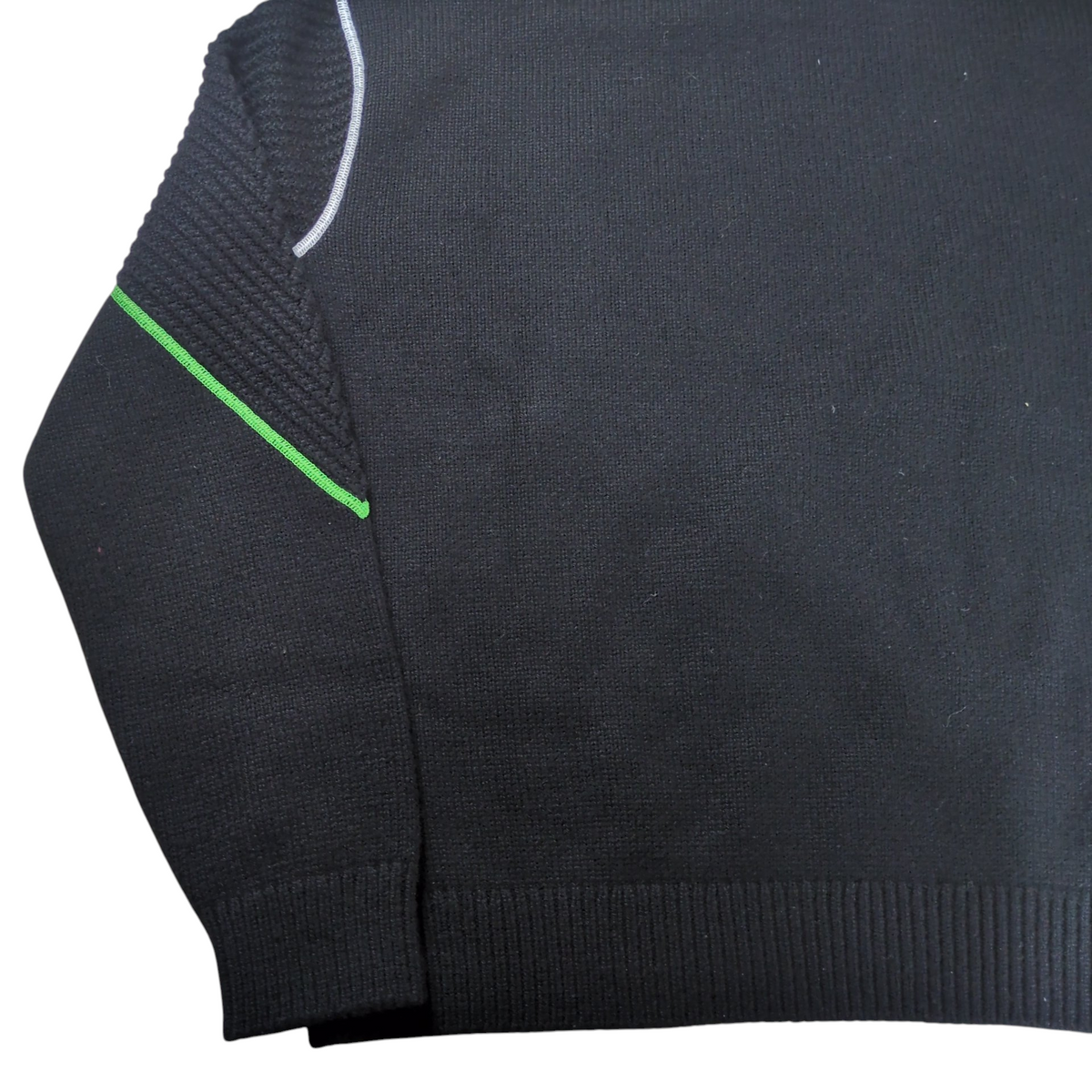 BOTTEGA VENETA Cashmere Blend Overlock Sweater Black Size XS