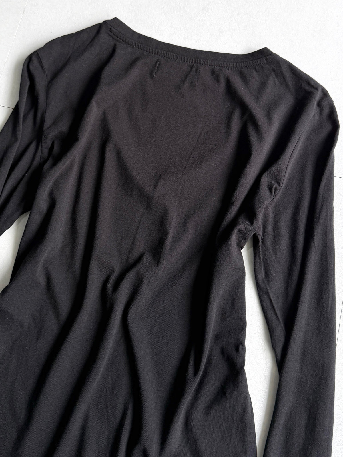 DIESEL Graphic V-Neck Long Sleeve Cotton
