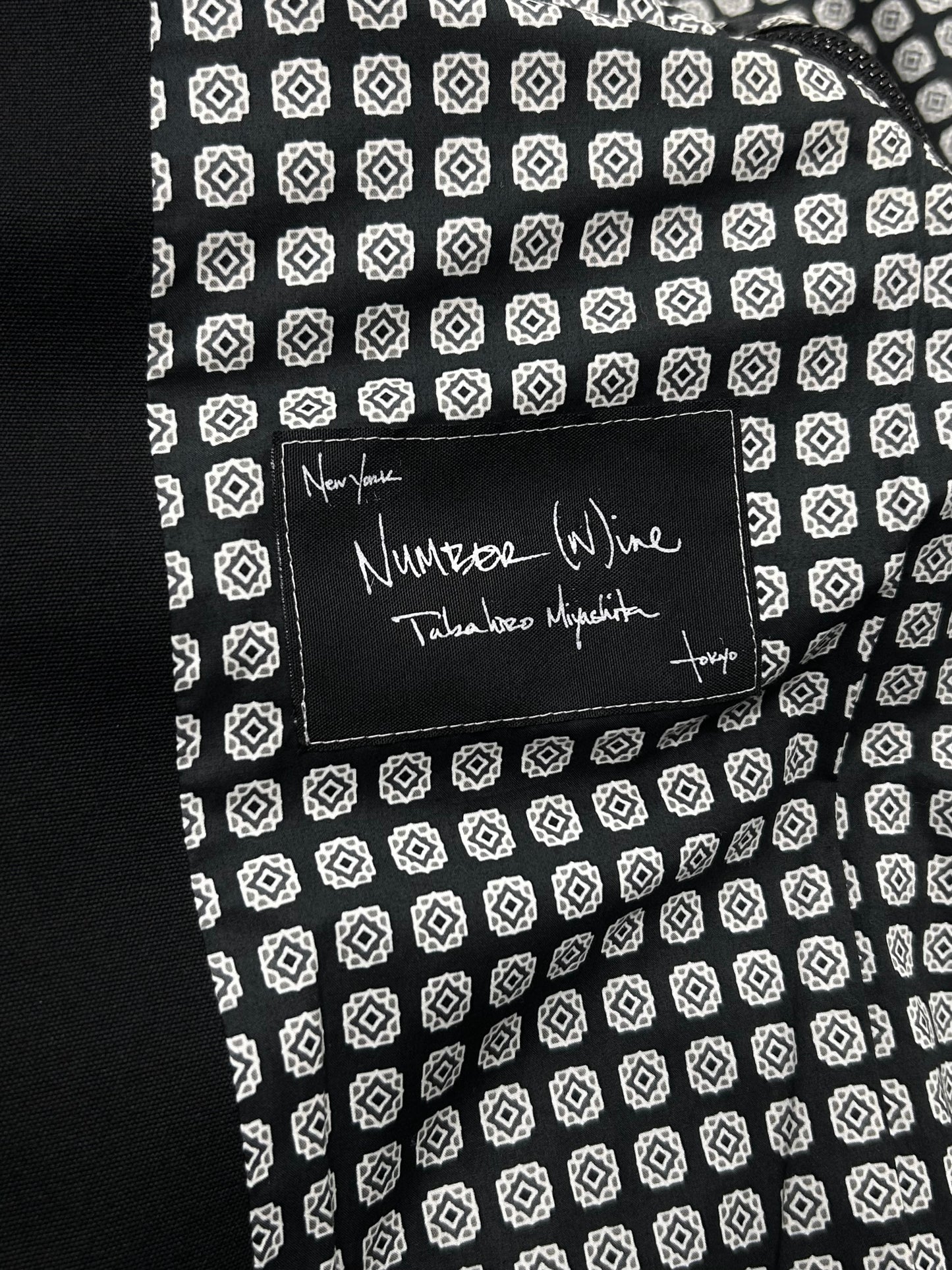 Number (N)ine S/S2004 zip decorated blouson Size 2