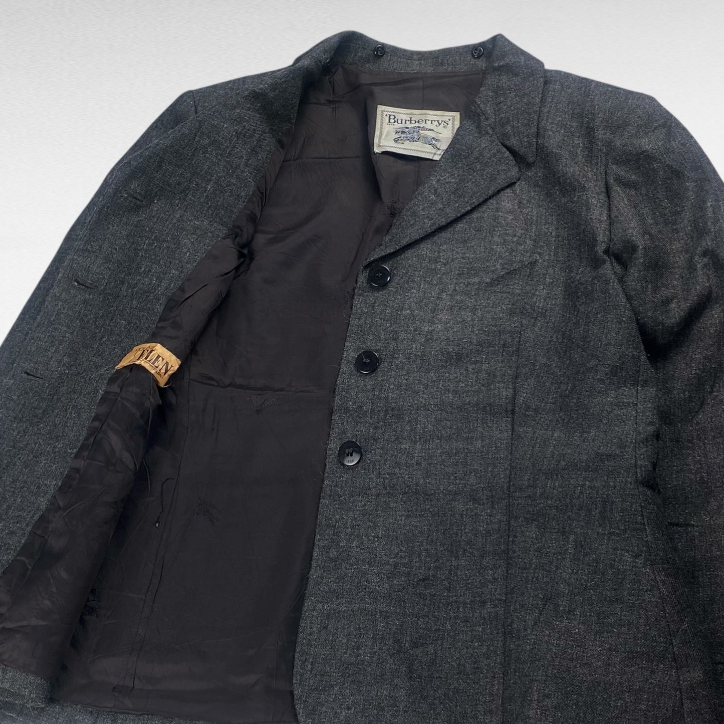 Burberry 90s Tailored Jacket Gray Size M
