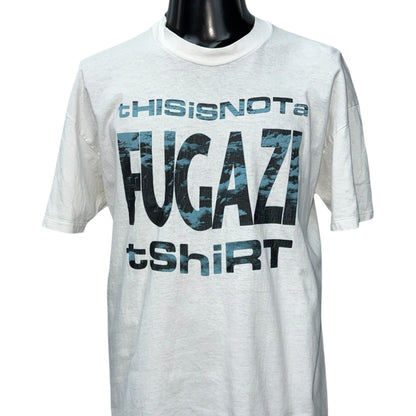 FUGAZI 90s "THIS IS NOT A FUGAZI Vintage T-Shirt Size XL