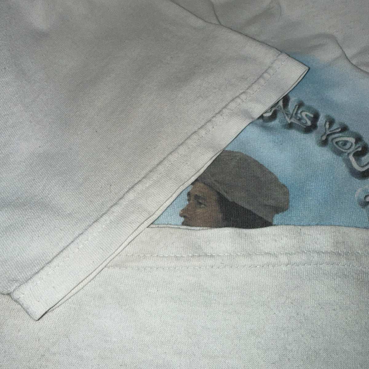 BOB MARLEY 90s "WHEN YOU SMOKE HERB..." Zion T-Shirt Size L