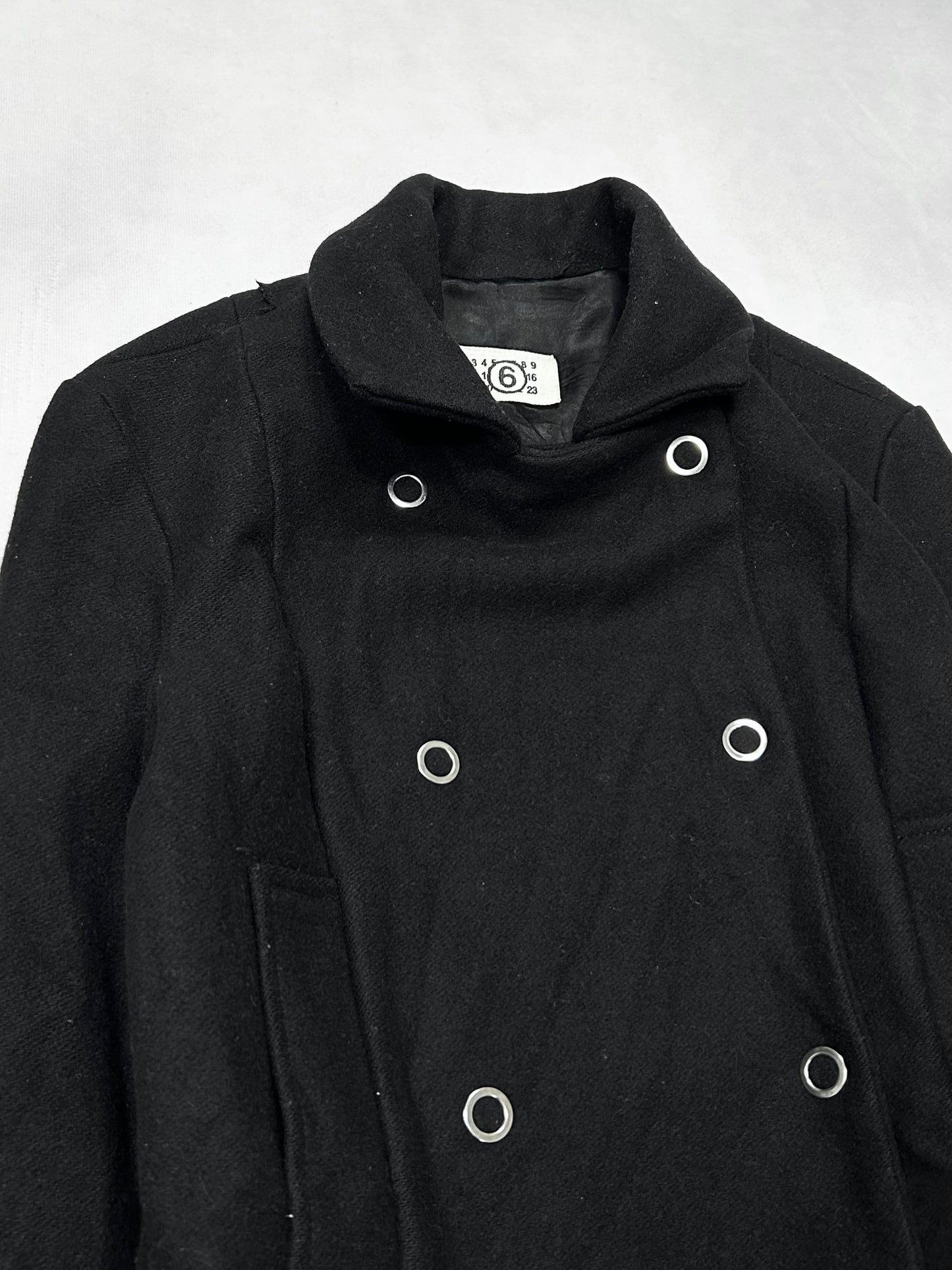 Maison Margiela (FW06) Cut Off Cropped Pea Coat Size 38