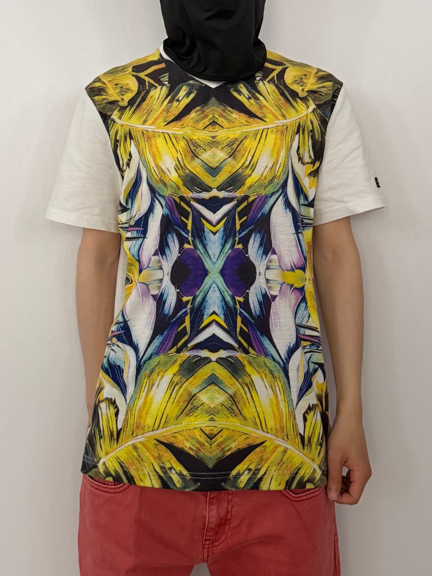 Sean John All-Over Pattern T-Shirt Multi-Color Size M