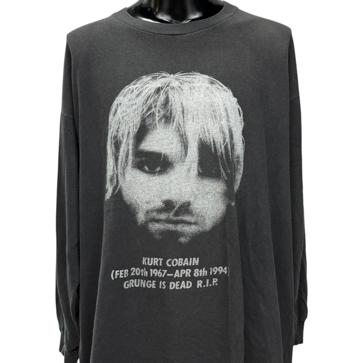 NIRVANA "Kurt Cobain Memorial" Euro Long Sleeve T-Shirt