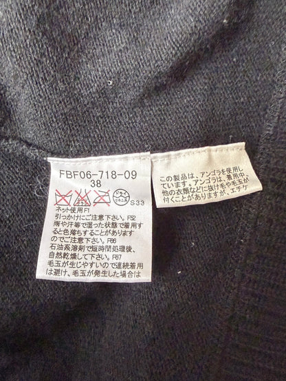 BURBERRY BLUE LABEL 00s Wool Cashmere Backless Knit Black