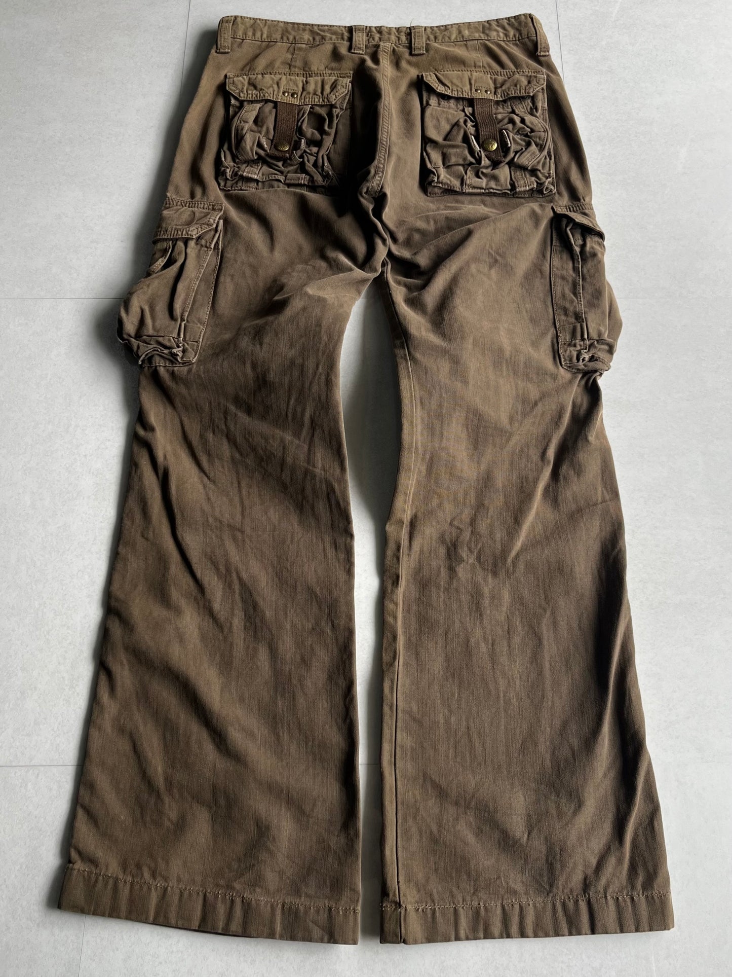 Vintage Gimmick Flare Cargo Pants Size 40