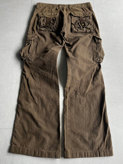 Vintage Gimmick Flare Cargo Pants Size 40