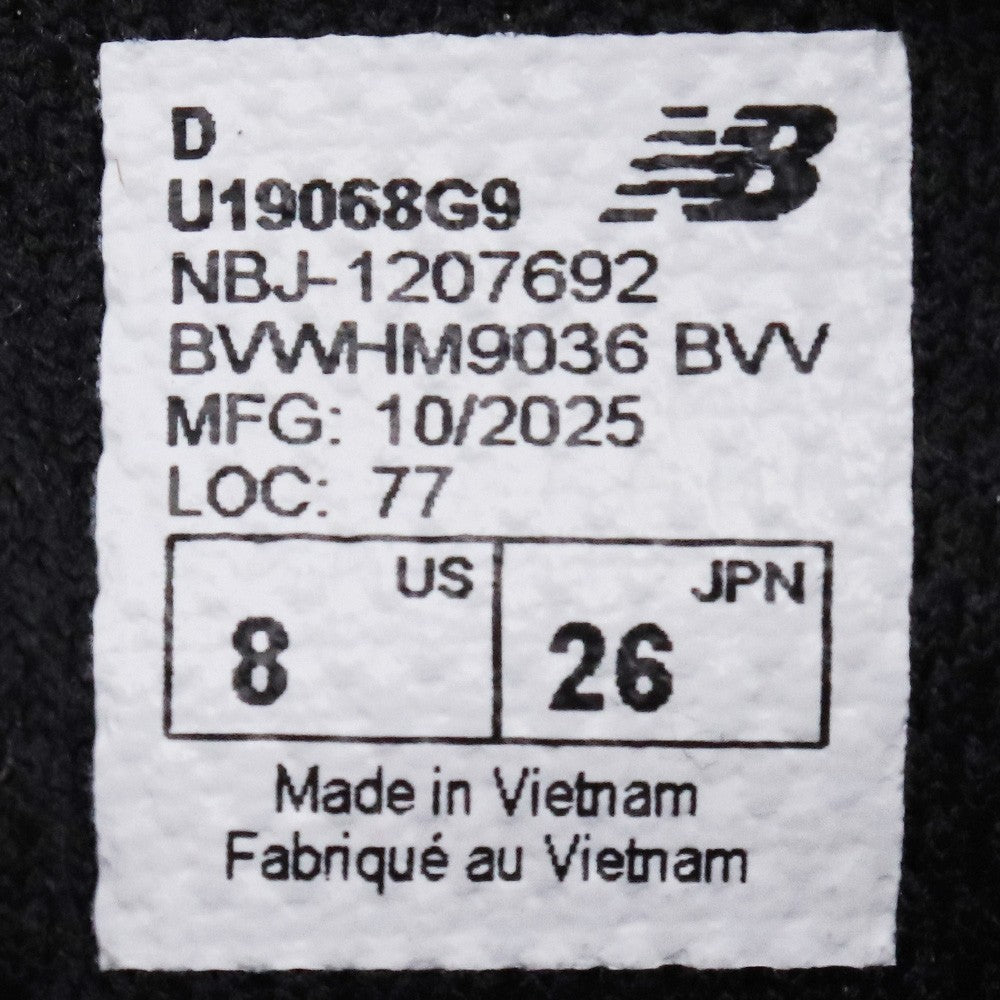 NEW BALANCE 1906L Black Angora Loafer Sneakers Size 26cm