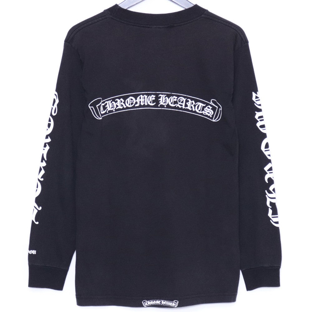 Chrome Hearts Old Scroll Label Arm T-Shirt Black Size S