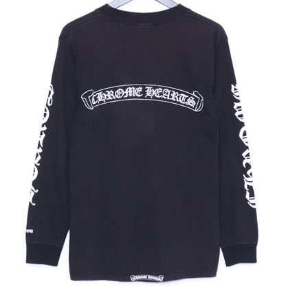 Chrome Hearts Old Scroll Label Arm T-Shirt Black Size S