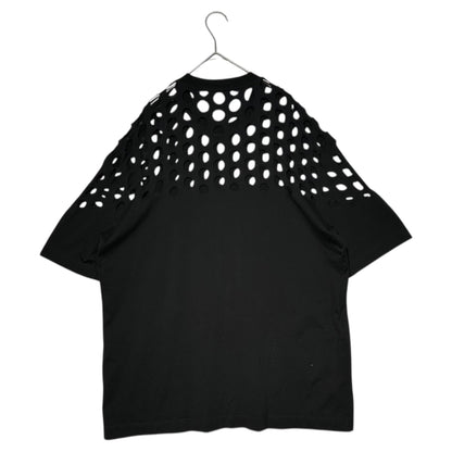 MAISON MARGIELA 20SS Holes Oversize T-Shirt Black Size XS