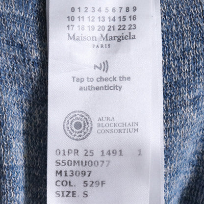 MAISON MARGIELA 25SS Linen Blend Shorts Petrol Blue Size S