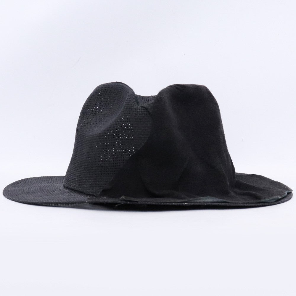 KLOSHAR Deerskin Straw Hat Black Size 59