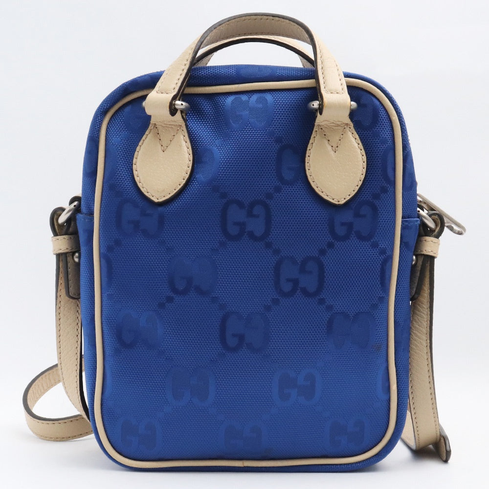 GUCCI Off The Grid 2-Way Shoulder Bag Blue Size F