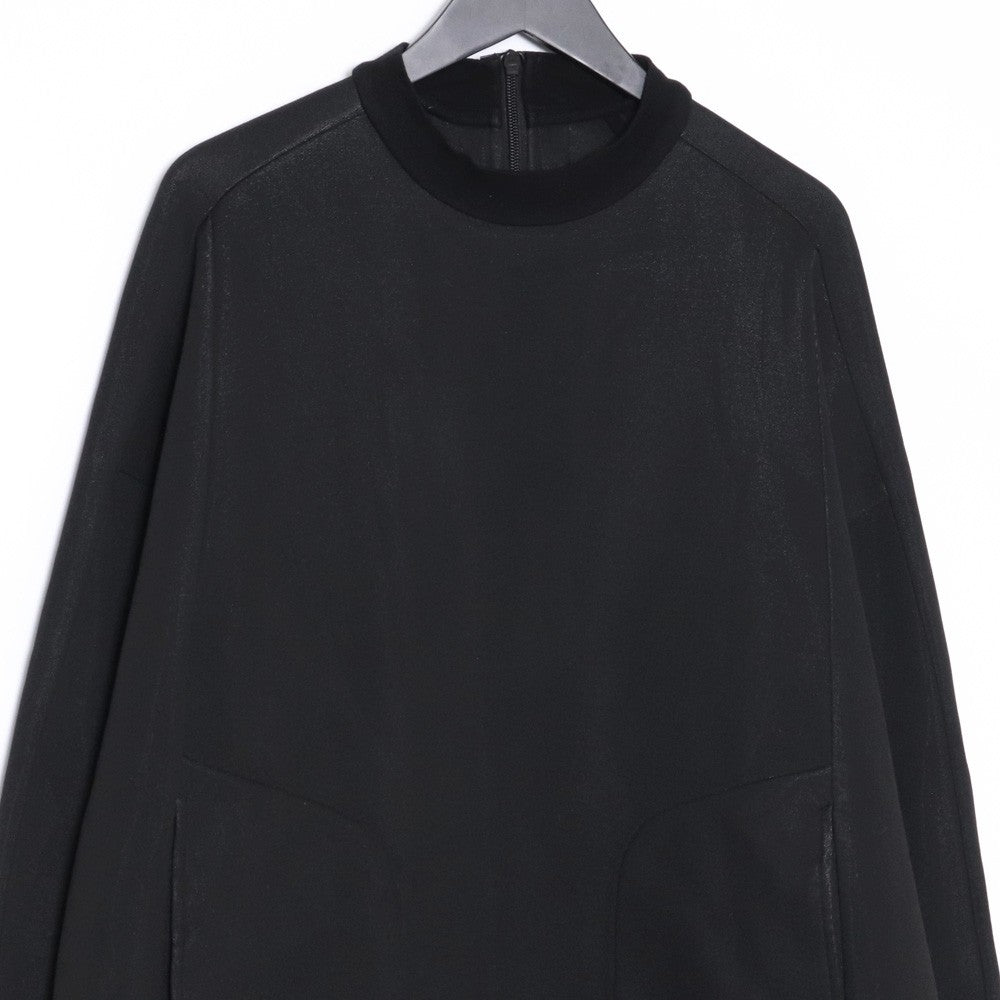 NILOS Back Zip Pullover Hoodie Black Size 2