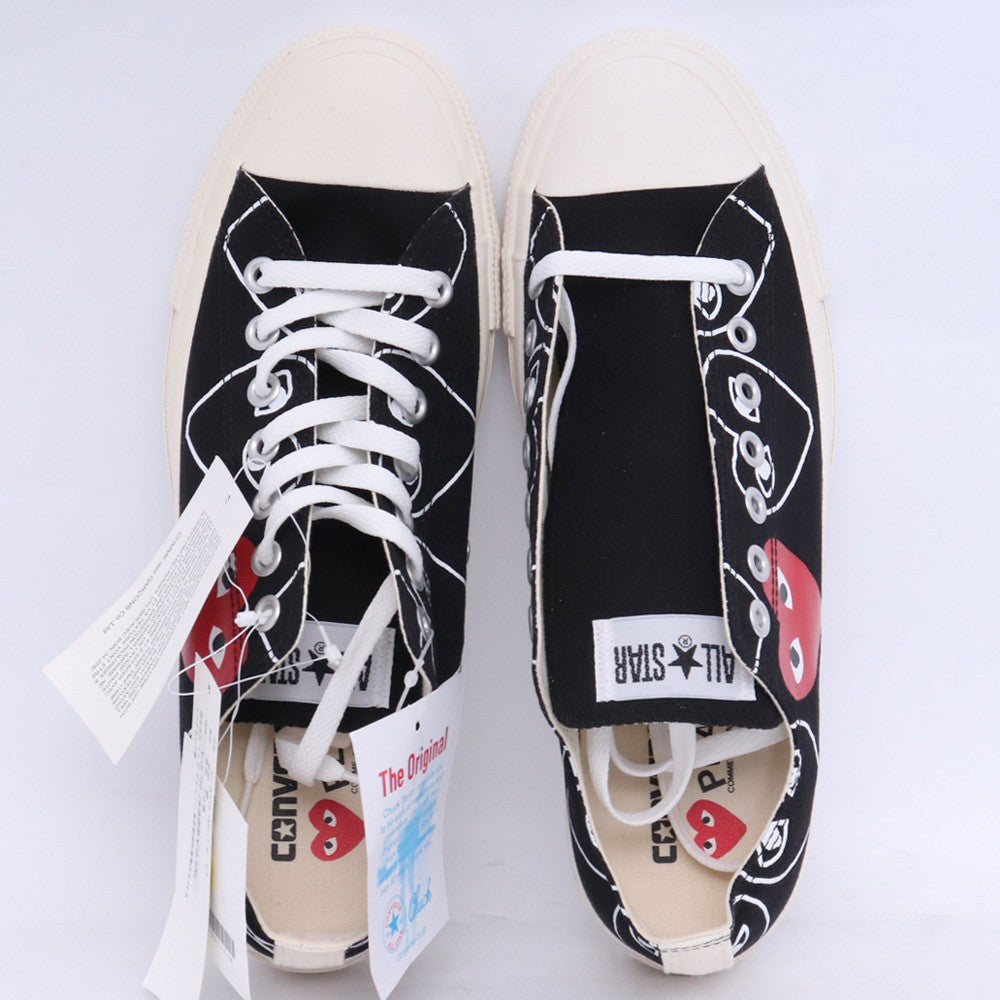 PLAY COMME des GARCONS Chuck Taylor Sneakers Black Size 27cm